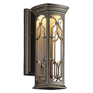 KK49226OZLED Franceasi Entrance Outdoor Wall Light - Olde Bronze