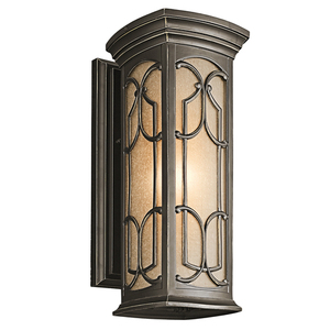 KK49227OZ Franceasi Entrance Outdoor Wall Light - Olde Bronze