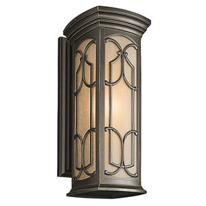 KK49228OZ Franceasi Entrance Outdoor Wall Light - Olde Bronze