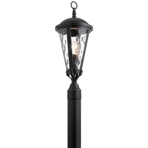 KK49237BSL Cresleigh Post Light Post Lights - Black with Silver Highlights