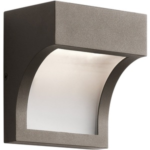 KK49252AZTLED Shelby Entrance Outdoor Wall Light - Textured Architectural Bronze