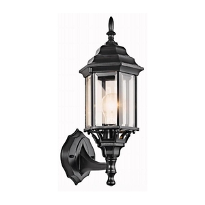 KK49255BK Chesapeake Entrance Outdoor Wall Light - Black