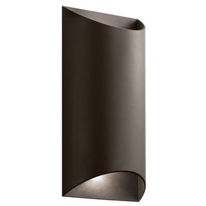 KK49279AZTLED Wesly Entrance Outdoor Wall Light - Textured Architectural Bronze