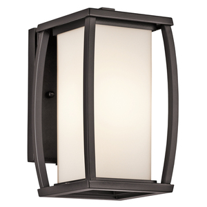 KK49336AZ Bowen Entrance Outdoor Wall Light - Architectural Bronze