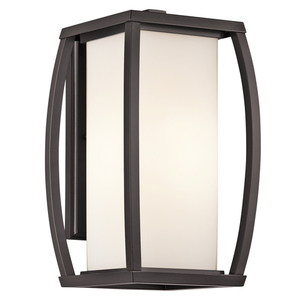 KK49338AZ Bowen Entrance Outdoor Wall Light - Architectural Bronze