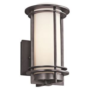 KK49344AZ Pacific Edge Entrance Outdoor Wall Light - Architectural Bronze