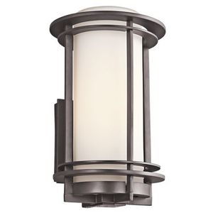 KK49345AZ Pacific Edge Entrance Outdoor Wall Light - Architectural Bronze