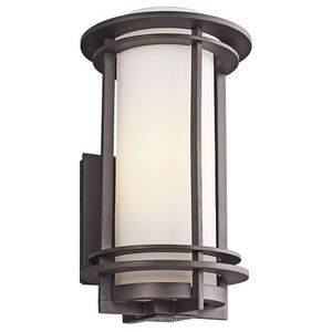 KK49346AZ Pacific Edge Entrance Outdoor Wall Light - Architectural Bronze