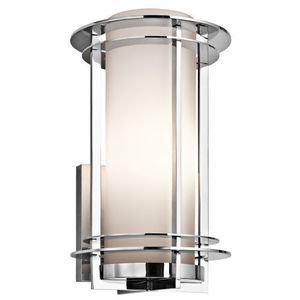 KK49346PSS316 Pacific Edge Entrance Outdoor Wall Light - Polished Stainless Steel