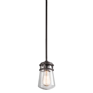 KK49446AZ Lyndon Hanging Hanging Lantern - Architectural Bronze