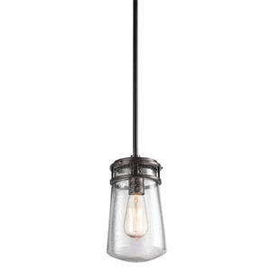 KK49447AZ Lyndon Hanging Hanging Lantern - Architectural Bronze