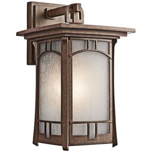 KK49451AGZ Soria Entrance Outdoor Wall Light - Aged Bronze