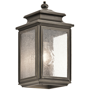 KK49501OZ Wiscombe Park Entrance Outdoor Wall Light - Olde Bronze