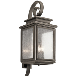 KK49504OZ Wiscombe Park Entrance Outdoor Wall Light - Olde Bronze