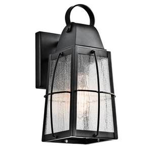 KK49552BKT Tolerand Entrance Outdoor Wall Light - Textured Black