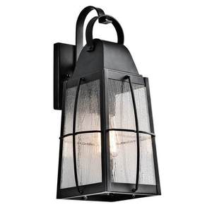 KK49553BKT Tolerand Entrance Outdoor Wall Light - Textured Black