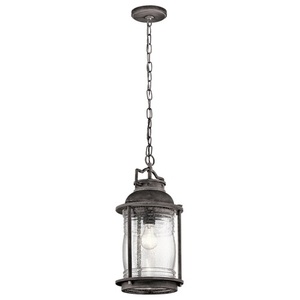 KK49572WZC Ashland Bay Hanging Hanging Lantern - Weathered Zinc