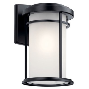 KK49687BKL18 Toman Entrance Outdoor Wall Light - Black