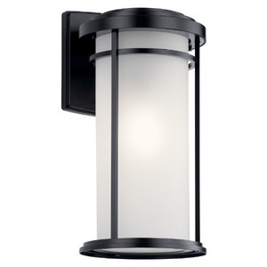 KK49688BK Toman Entrance Outdoor Wall Light - Black