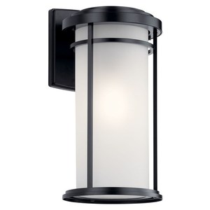 KK49688BKL18 Toman Entrance Outdoor Wall Light - Black