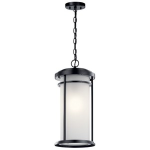 KK49689BK Toman Hanging Hanging Lantern - Black