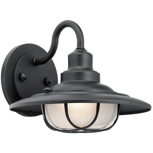 KK49691BKT Harvest Ridge Entrance Outdoor Wall Light - Textured Black