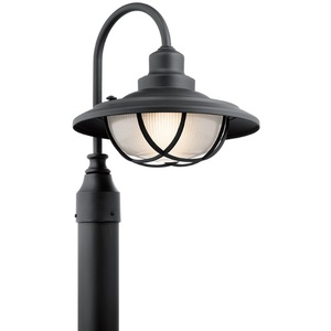 KK49694BKT Harvest Ridge Post Light Post Lights - Textured Black