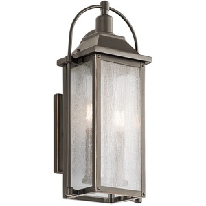 KK49714OZ Harbor Row Entrance Outdoor Wall Light - Olde Bronze