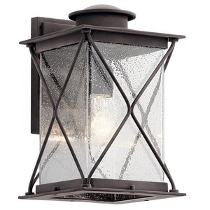 KK49744WZCL18 Argyle Entrance Outdoor Wall Light - Weathered Zinc