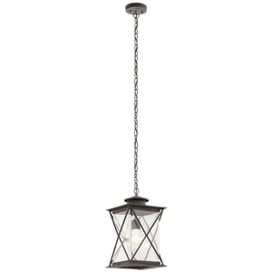 KK49747WZC Argyle Hanging Hanging Lantern - Weathered Zinc