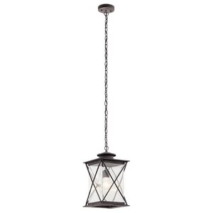 KK49747WZCL18 Argyle Hanging Hanging Lantern - Weathered Zinc