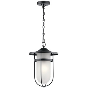 KK49828BK Finn Hanging Hanging Lantern - Black