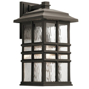 KK49831OZ Beacon Square Entrance Outdoor Wall Light - Olde Bronze