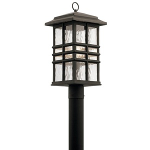 KK49832OZ Beacon Square Post Light Post Lights - Olde Bronze