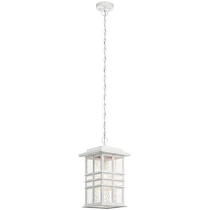 KK49833WH Beacon Square Hanging Hanging Lantern - White