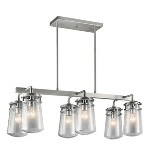 KK49835BA Lyndon Hanging Hanging Lantern - Brushed Aluminum