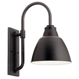 KK49837BK Pellinord Entrance Outdoor Wall Light - Black