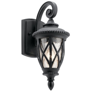 KK49846BKT Admirals Cove Entrance Outdoor Wall Light - Textured Black