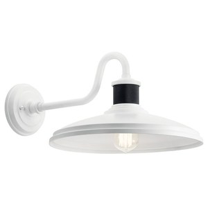 KK49981WH Allenbury Entrance Outdoor Wall Light - White