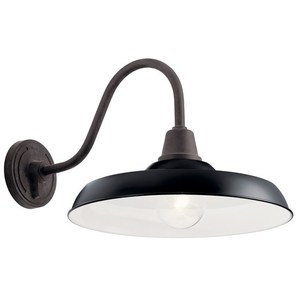 KK49991BK Pier Entrance Outdoor Wall Light - Black