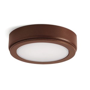 KK4D12V27BZT 4D Series 12V LED Disc Under Cabinet Lighting Cabinet Lighting - Bronze Textured