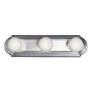 KK5003CH Builder 3 Bulb Bathroom Lighting - Chrome