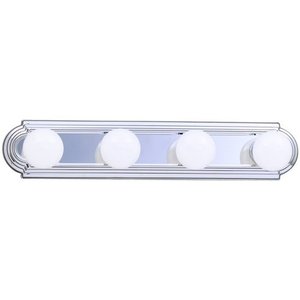 KK5017CH Bath Strip 4 or More Bulb Bathroom Lighting - Chrome