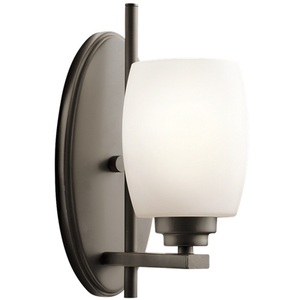 KK5096OZS Eileen 1 Bulb Wall Sconce - Olde Bronze