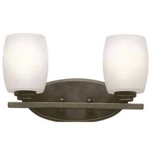 KK5097OZS Eileen 2 Bulb Bathroom Lighting - Olde Bronze