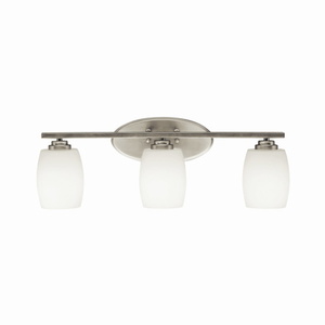 KK5098NI Eileen 3 Bulb Bathroom Lighting - Brushed Nickel