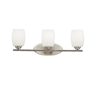 KK5098NIL18 Eileen 3 Bulb Bathroom Lighting - Brushed Nickel