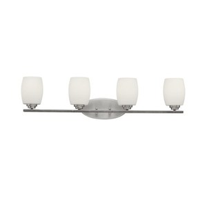 KK5099NIL18 Eileen 4 or More Bulb Bathroom Lighting - Brushed Nickel