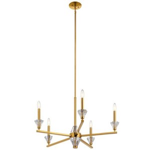 KK52001FXG Calyssa Mid Sized Chandelier Chandelier - Fox Gold