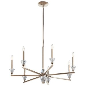 KK52002PN Calyssa Large Foyer Chandelier Chandelier - Polished Nickel